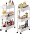 Pipishell Slim Storage Cart Organizer, Set Of 2, PIUC07WK2