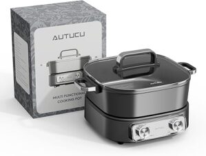 AUTUCU Slow Cooker 6.5 Quart Multi-Cooker