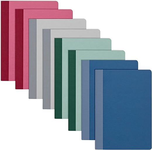 PAPERAGE Small Composition Notebook Journals, 8-Pack