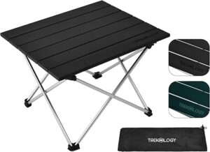 TREKOLOGY Small Folding Portable Camping Table