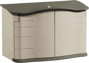 Rubbermaid Small Horizontal Resin Outdoor Storage Shed (4.5 x 3 Ft)