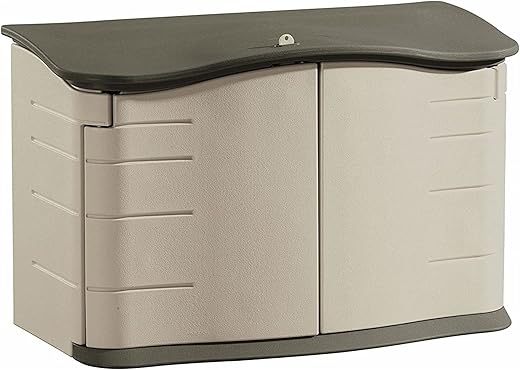 Rubbermaid Small Horizontal Resin Outdoor Storage Shed (4.5 x 3 Ft)
