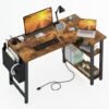 Lufeiya Small L Shaped Desk With Power Outlet