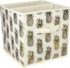 DII Small Metallic Pineapple Storage Bin Set