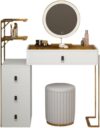 Suuim Small Solid Wood Dressing Table Vanity