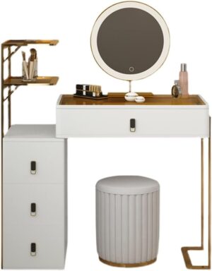 Suuim Small Solid Wood Dressing Table Vanity