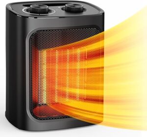 Rintuf Small Space Heater, 1500W Portable Heater