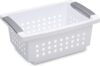 Sterilite Small Stacking Basket, White, 6-Pack