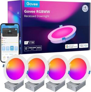 Govee Smart Recessed Wi-Fi RGBWW Downlight