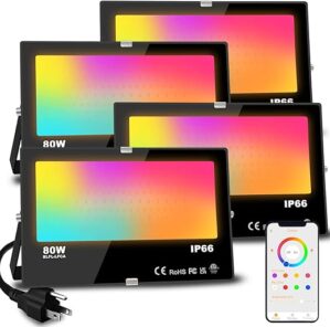 MELPO Smart RGB LED Flood Light 8000LM