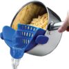 Kitchen Gizmo Snap N’ Strain Silicone Clip-On Colander