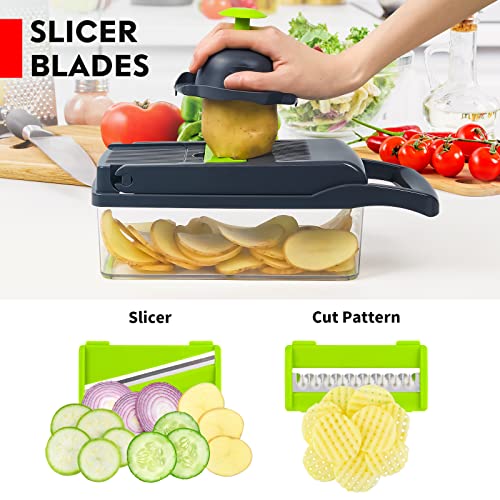 SNIFITAR Pro 14-in-1 Vegetable Chopper Slicer Dicer - Image 4