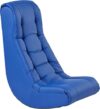 Factory Direct Partners Soft Tufted Floor Rocker – Blue, 10488-BL