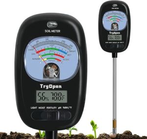 TryOpen Soil Test Kit With LCD Display
