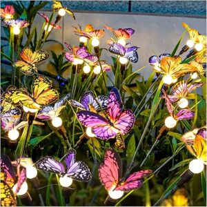 TONULAX Solar Butterfly Lights, Swaying Outdoor Decoration