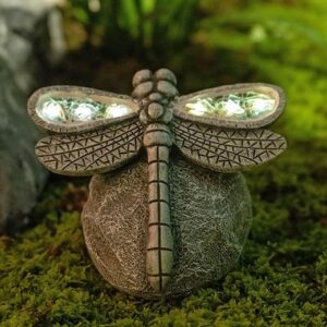 Rezpuao Solar Dragonfly Resin Figurine Decor