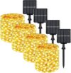 BesLowe Solar Fairy String Lights, 288FT 800LED 4-Pack