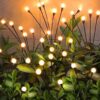 ZFNN Solar Firefly Lights, 4 Pack, Waterproof