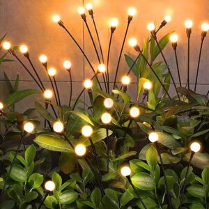 ZFNN Solar Firefly Lights, 4 Pack, Waterproof