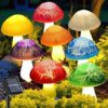 Viewpick Solar Garden Crack Mushroom Lights