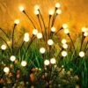 ASMAD Solar Garden Lights, 8 Pack 64 LED
