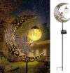 QOCNAM Solar Garden Moon Fairy Lights Ornament