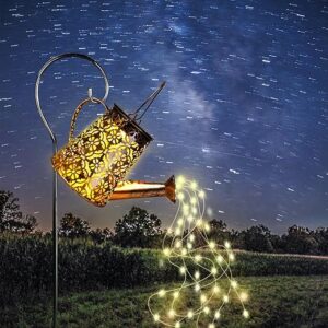 AWENDIETOU Solar Garden Watering Can Lights