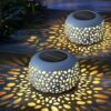 NFEVER Solar Lanterns Outdoor Waterproof Decor
