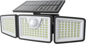 daphino Solar Lights Outdoor 2500LM Motion Sensor