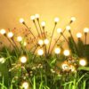 Flumy Solar Lights Outdoor Waterproof 2 Pack