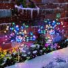 Anordsem Solar Lights Outdoor Waterproof: Colorful Garden Fireworks