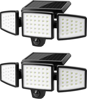 Lepro Solar Lights Outdoor With Motion Sensor