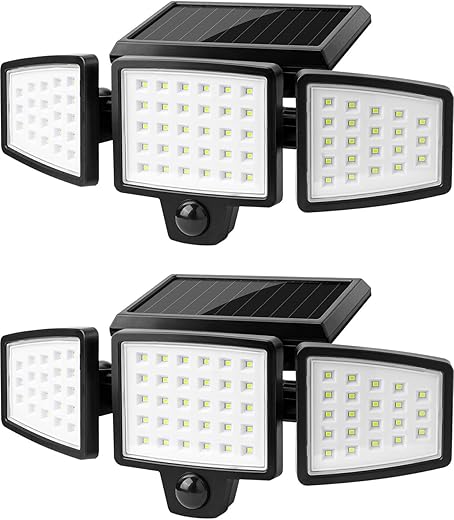 Lepro Solar Lights Outdoor With Motion Sensor