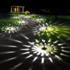 GIGALUMI Solar Pathway Lights, 12 Pack Waterproof