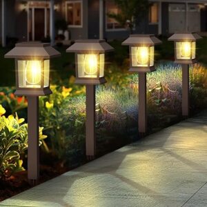 Benany Solar Pathway Lights Outdoor, 12 Pack