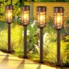 ILANCK Solar Pathway Lights Outdoor 8 Pack