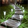 DenicMic Solar Pathway Lights Outdoor Waterproof