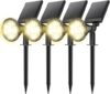 NBKLS Solar Spot Lights, 27 LED Outdoor