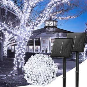 Minetom Solar String Lights Outdoor, 144FT 400 LED