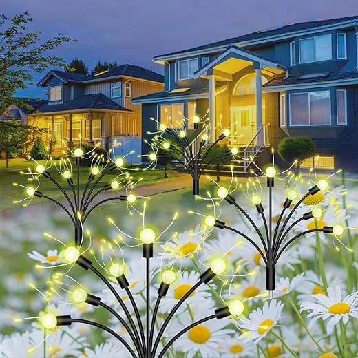 Eiruaw Solar Swaying Fireworks Lights, 192 LED