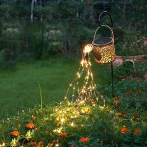 Misawce Solar Watering Can Garden Lights