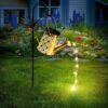 Otdair Solar Watering Can With Lights Decor