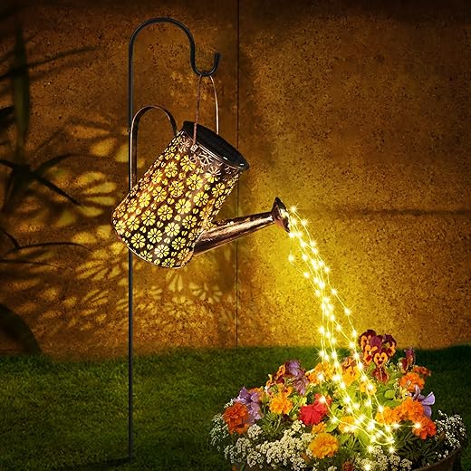 Afootry Solar Watering Can With Lights