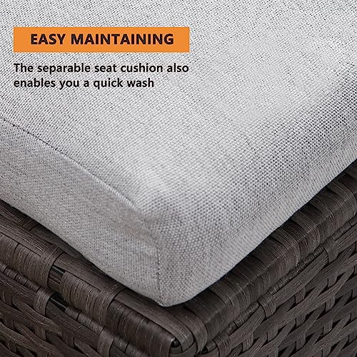 Solaste 7 Piece Wicker Patio Furniture Set - Image 4
