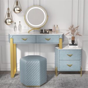 Suuim Solid Wood Small Storage Cabinet (D Light Grey)