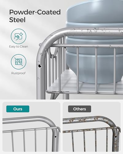 SONGMICS 2-Tier Stackable Cabinet Organizer - Image 3