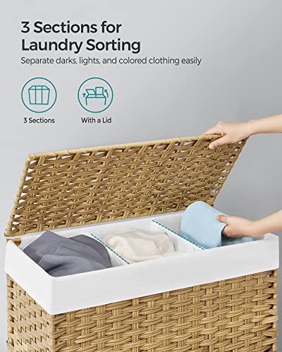 SONGMICS 26-Inch And 23.8-Inch Laundry Hamper Bundle, ULCB363N01 - Image 5