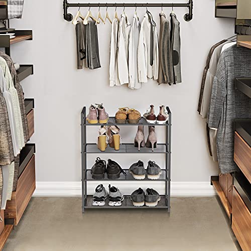 SONGMICS 4-Tier Shoe Rack, Metal Storage ULMR84GC - Image 4