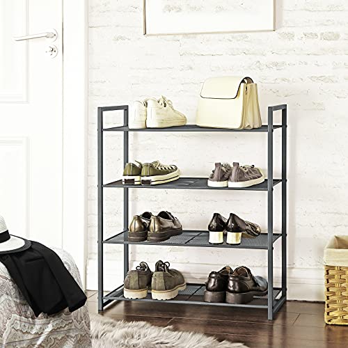 SONGMICS 4-Tier Shoe Rack, Metal Storage ULMR84GC - Image 2