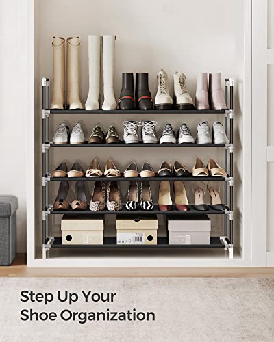 SONGMICS 5-Tier Shoe Rack, Slim Storage, ULSH55H - Image 3
